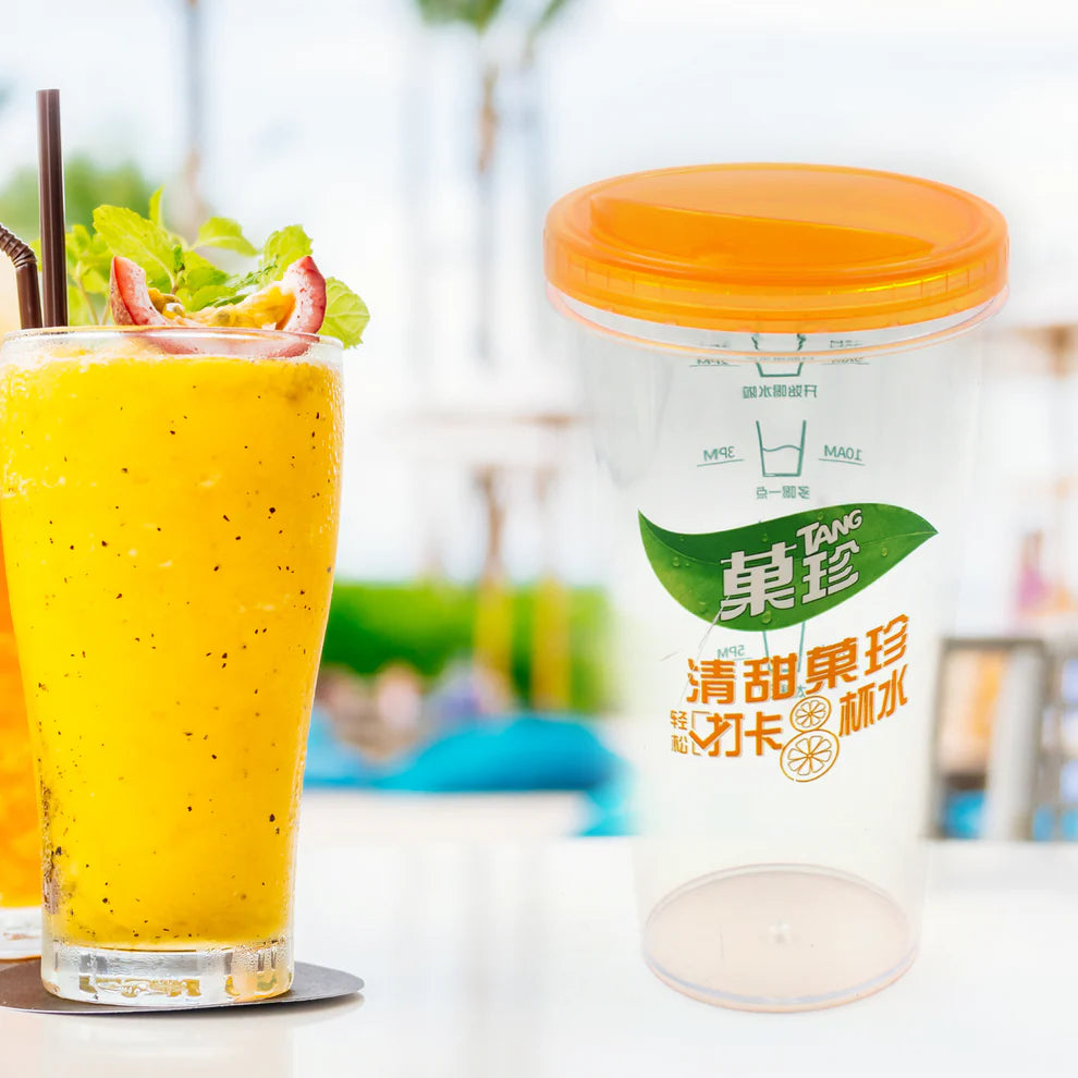 Happyclick Plastic Water, Coffee Cup For Home Outdoor Works, Appreciation