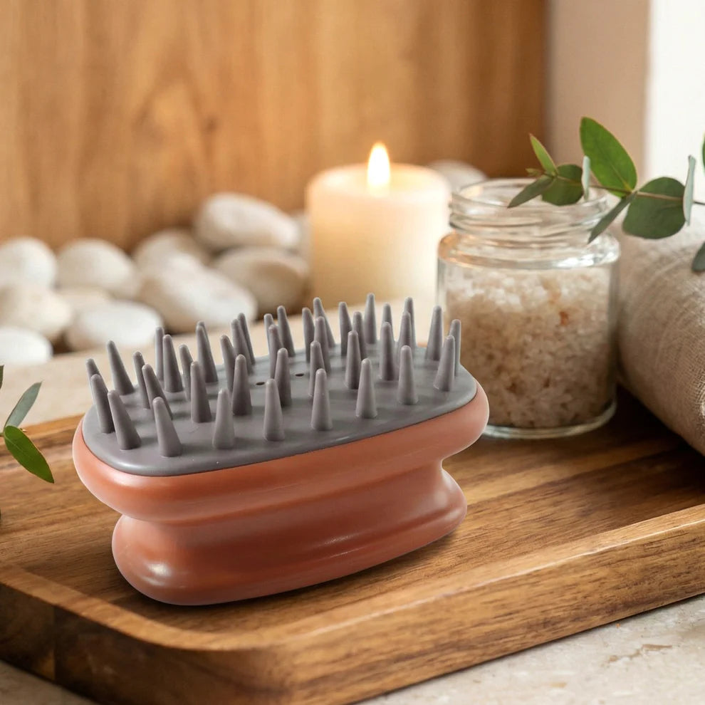 Happyclick Manual Scalp Massage Shampoo Brush (1 Pc) - HappyClick
