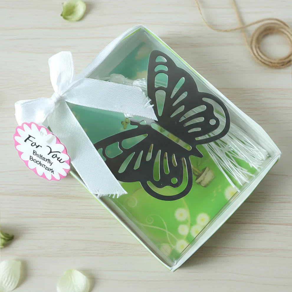 Happyclick Elegant Butterfly Design Metal Bookmark (1 Pc) - HappyClick