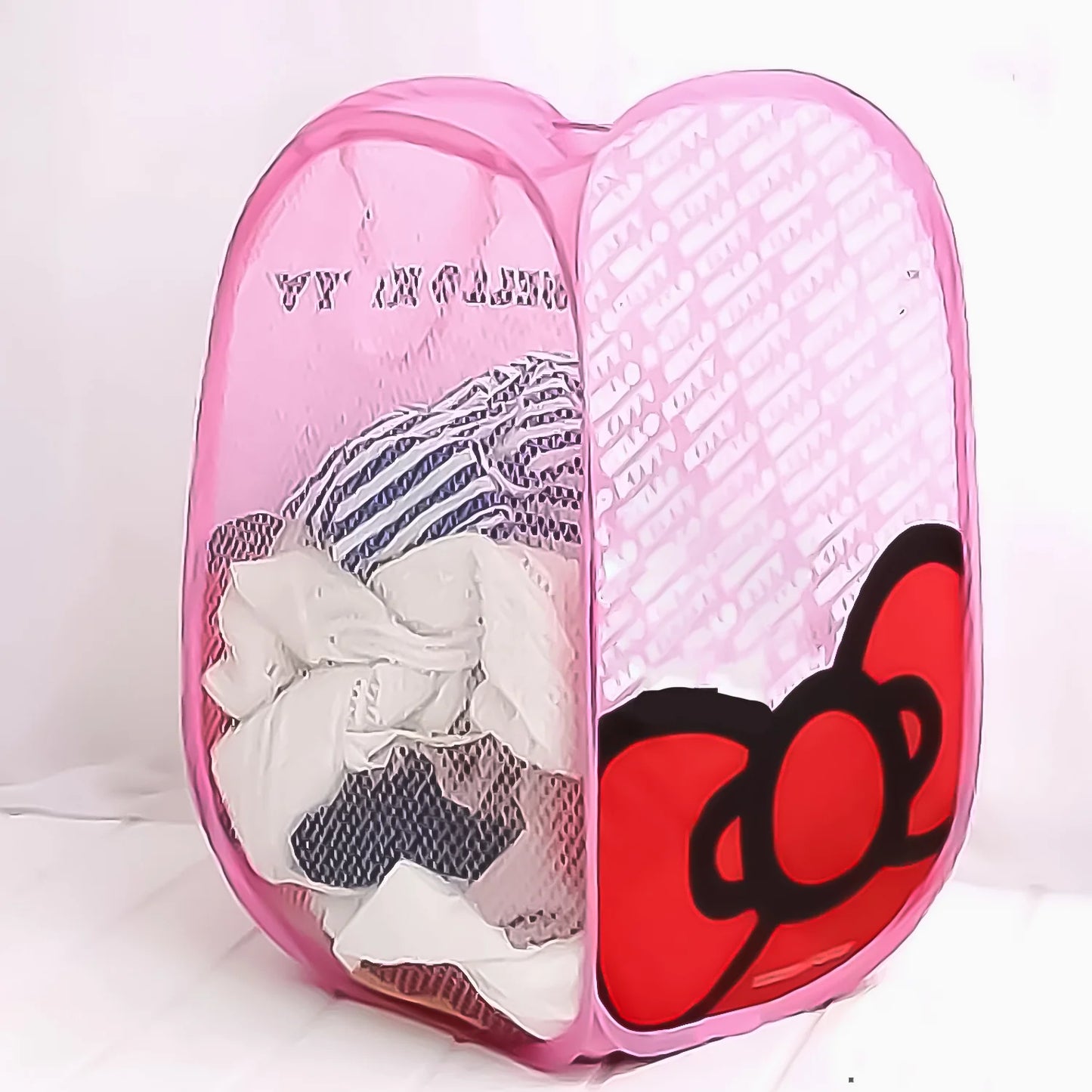 Happyclick Waterproof Printed Canvas Laundry Bag - Foldable & Breathable