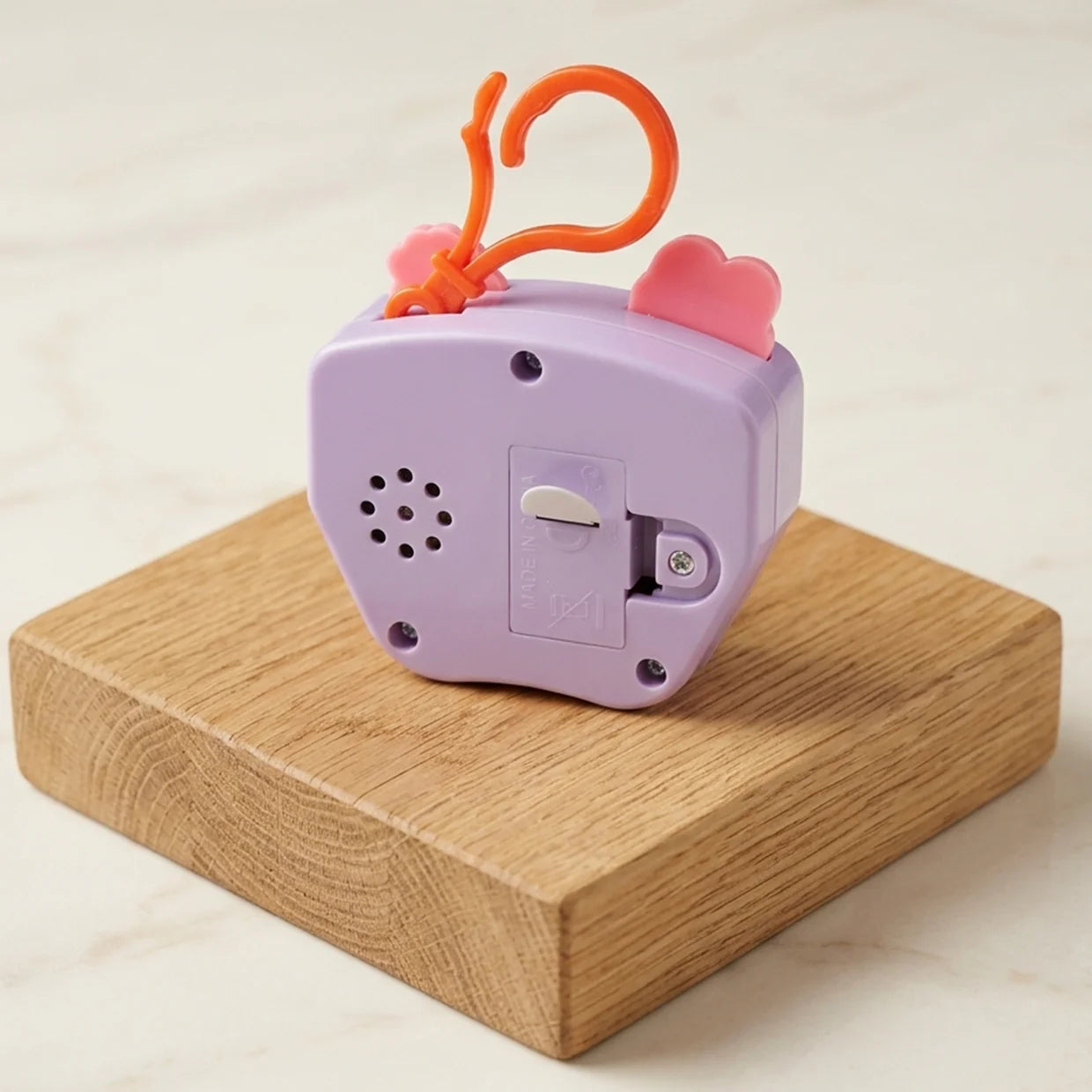 Happyclick Cute Cartoon Music Push Button Toy Keychain with Sound (1 Pc, Mix Design)
