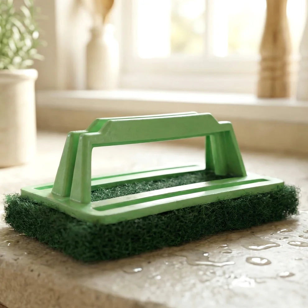 Happyclick Tile cleaning multipurpose scrubber Brush with handle - HappyClick