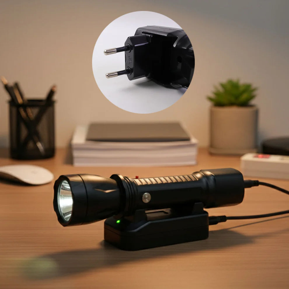 Happyclick Hand Torch Light – Powerful LED Flashlight for Home & Outdoor Use (1 Pc ) - HappyClick
