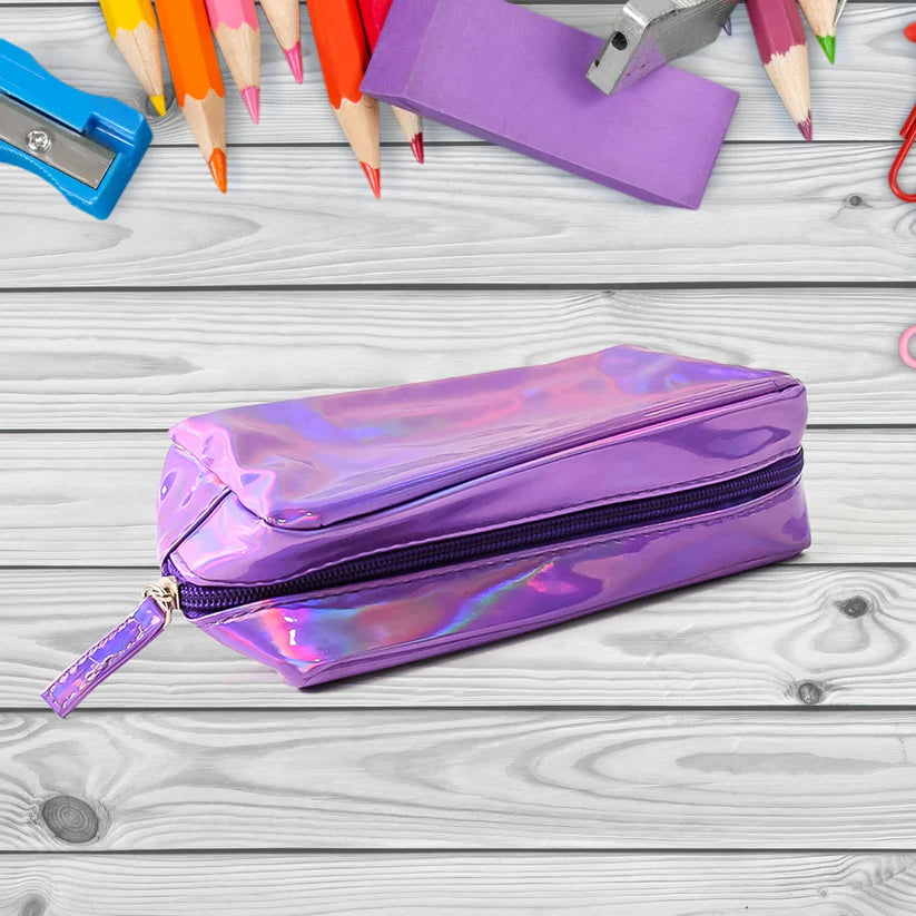 Happyclick Holographic Shiny Waterproof Travel Cosmetic Pouch (1 Pc)