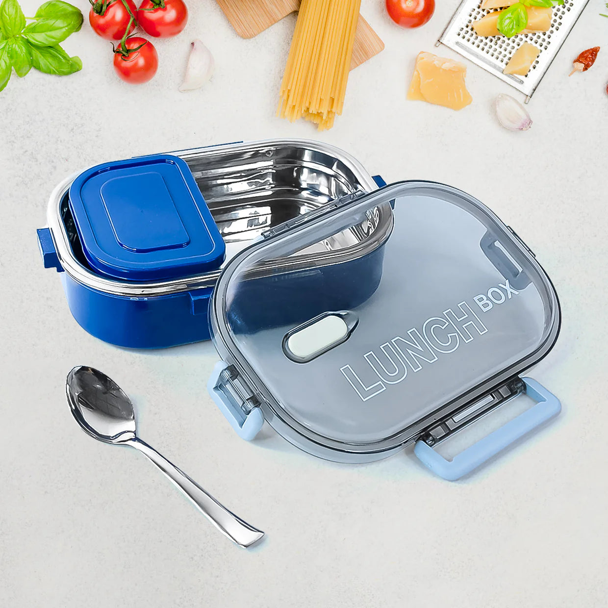 Happyclick Home Chef Premium Airtight Steel Lunch Box