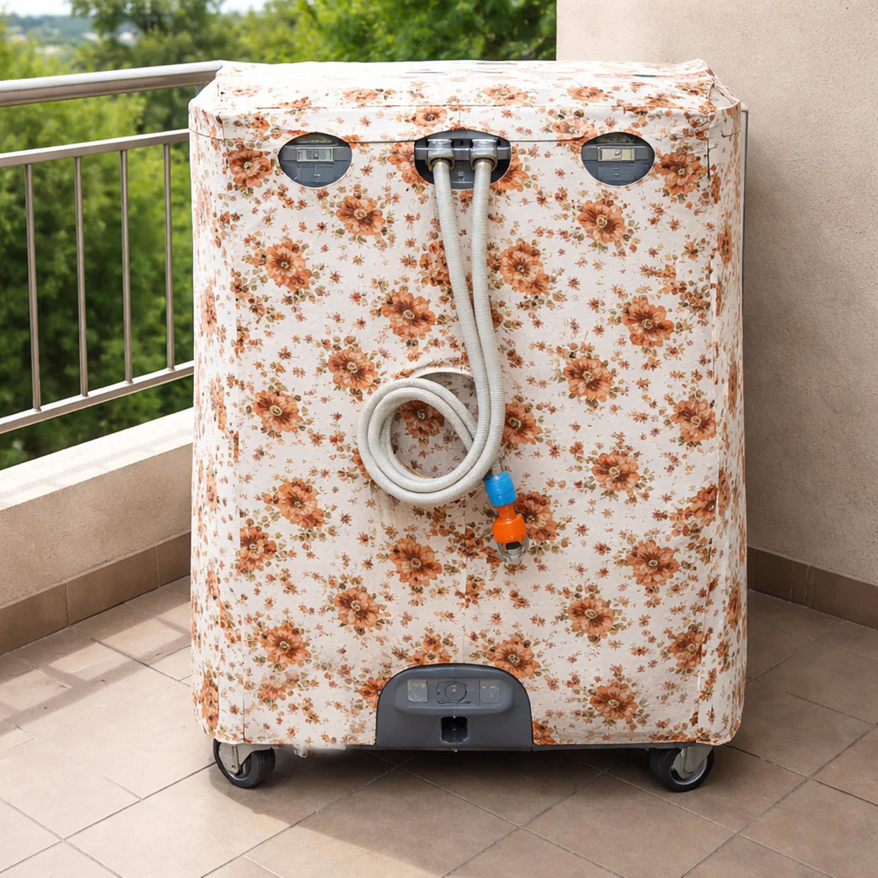 Happyclick Waterproof Washing Machine Cover for Front Load Machines 58x58x84 cm (1 Pc) - HappyClick