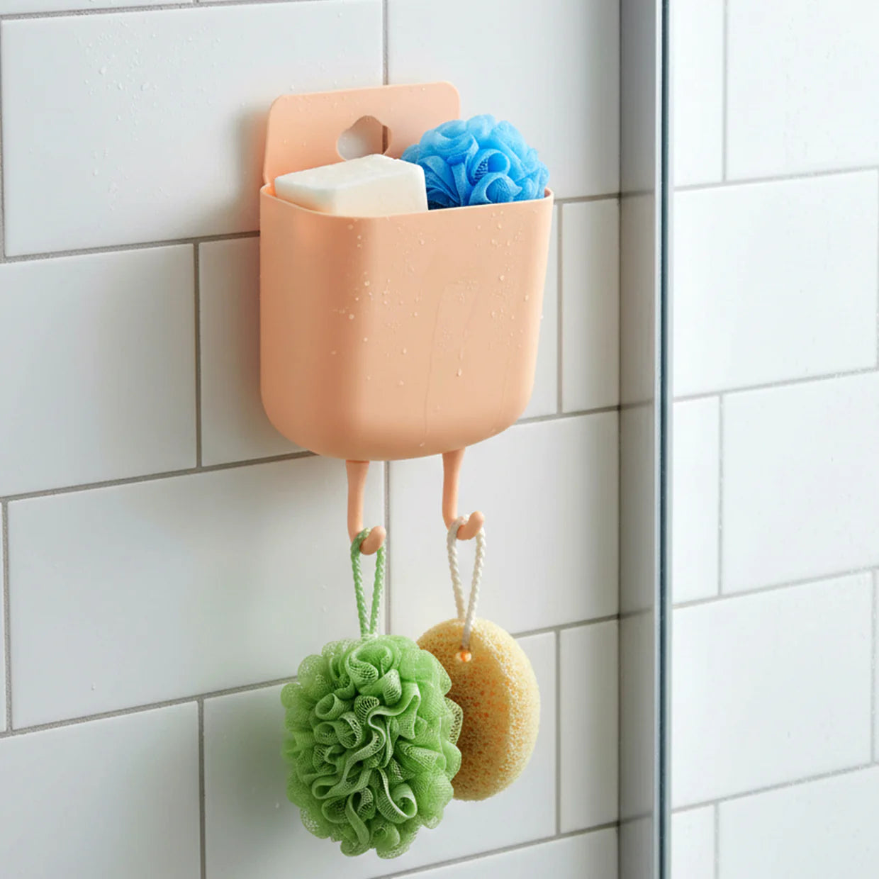 Happyclick Multi-Purpose Plastic Wall Mounted Mobile Charging Holder (1 Pc) - HappyClick