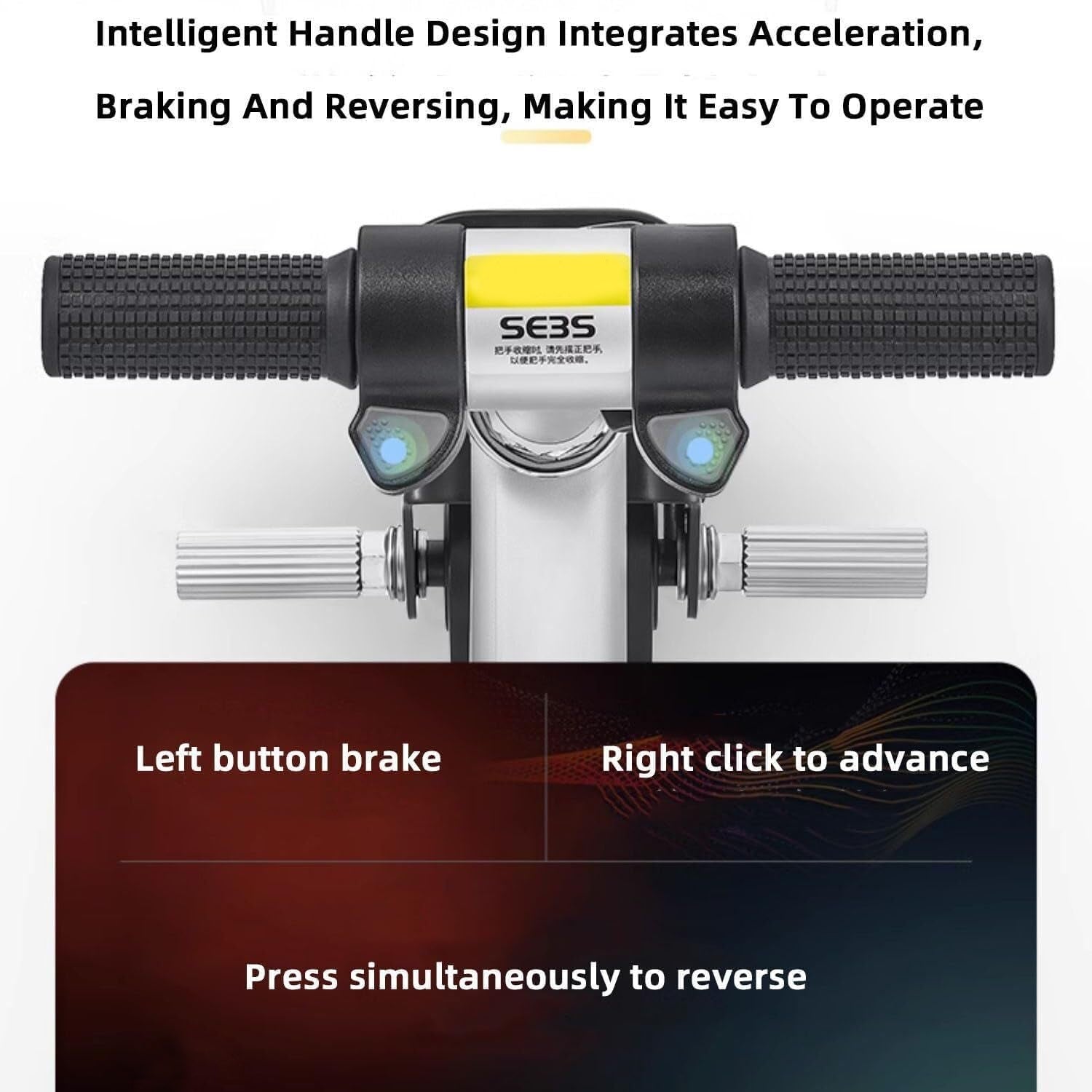 Detailed view of the Electric Suitcase specifications and features.