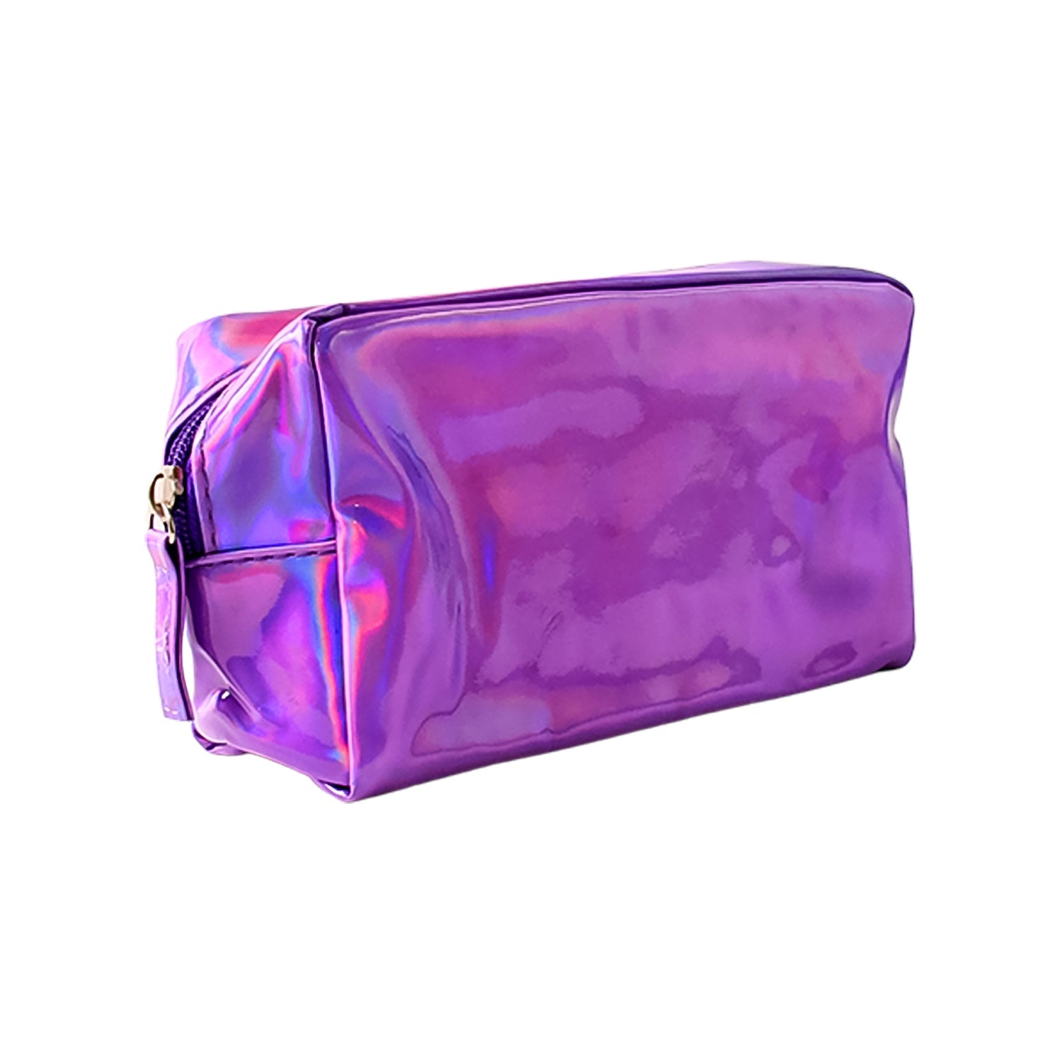 Compact travel pouch keeping beauty essentials organised on the go