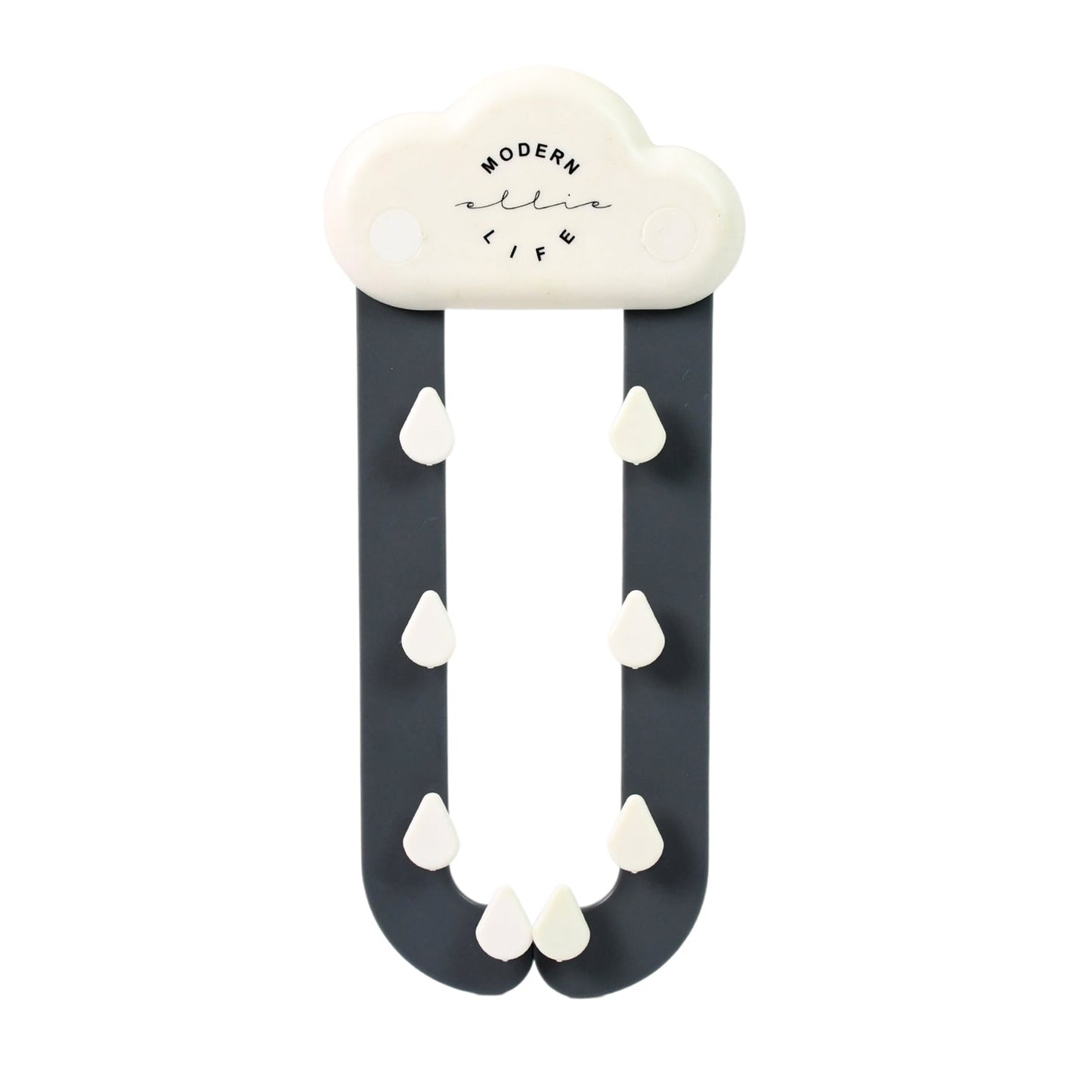 Side profile of the space-saving triangle kitchen sink filter.