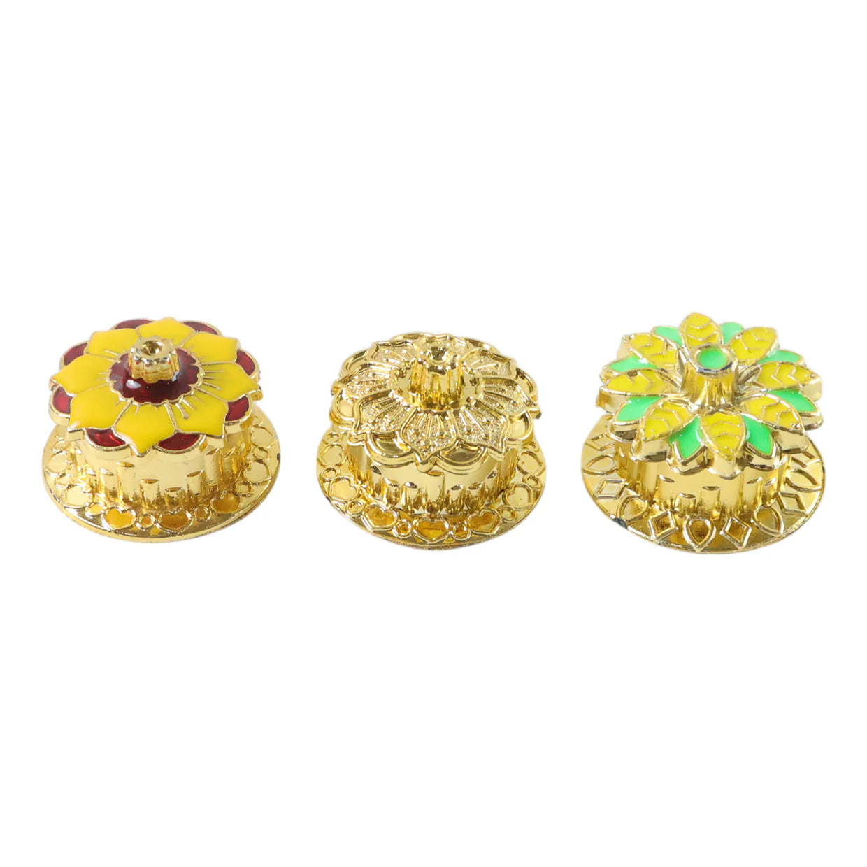 Happyclick Decorative Golden Kankavati (1 Pc, Mix Design)