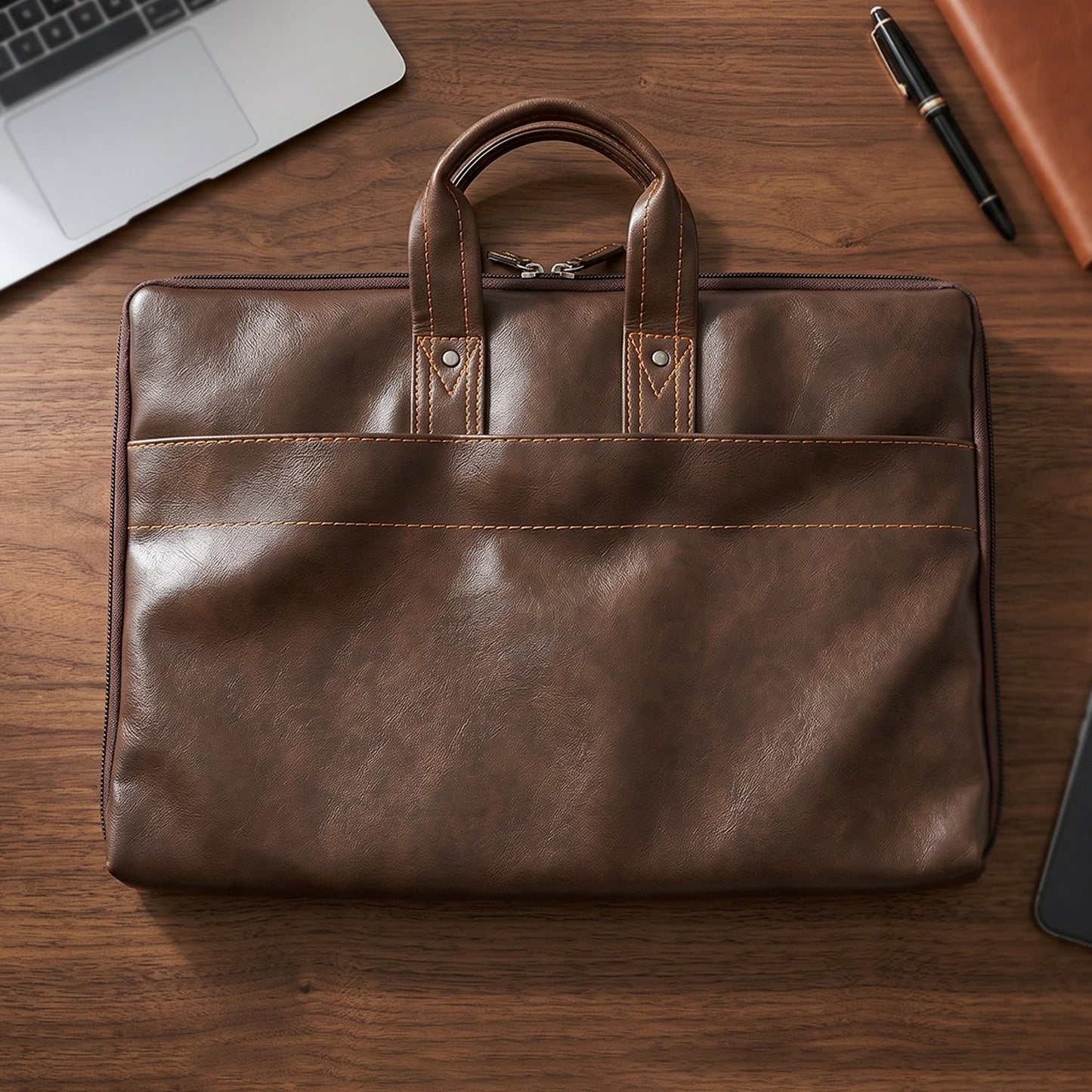 Laptop bag compartment view