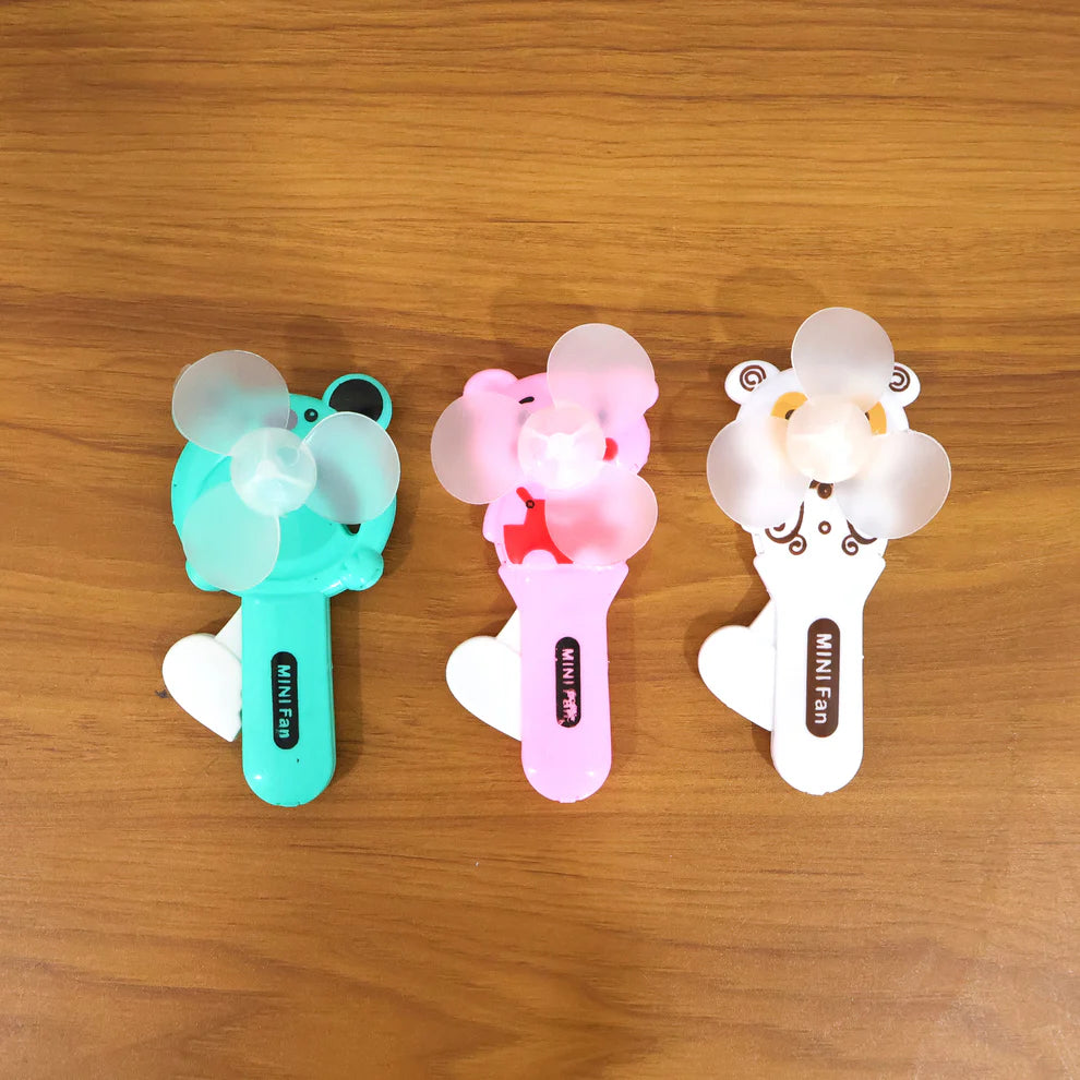 Happyclick Cute Mini Handheld Fan (1 Pc, Mix Color & Design) - HappyClick