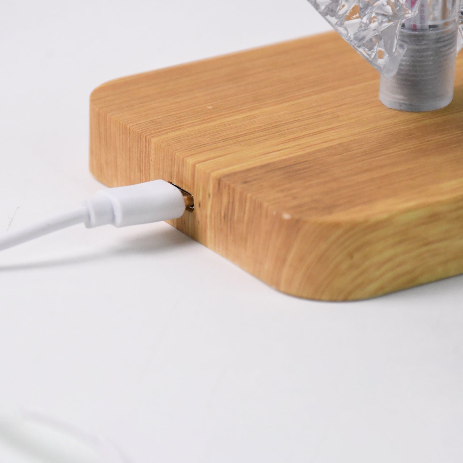 Duck crystal LED photo frame lamp emitting gentle night light