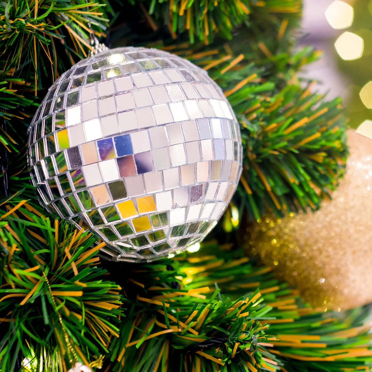 Happyclick Mirror Disco Ball Hanging Decoration Ball for Party (1 Pc) - HappyClick