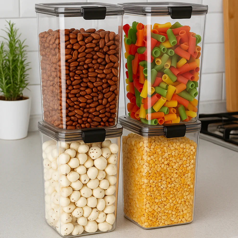 Happyclick 1700 ML Airtight Lock & Lock Plastic Storage Container (1 Pc)