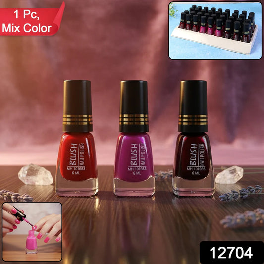 Happyclick Premium Blush Nail Polish (1 Pc, Mix Color, 6 ml) - HappyClick