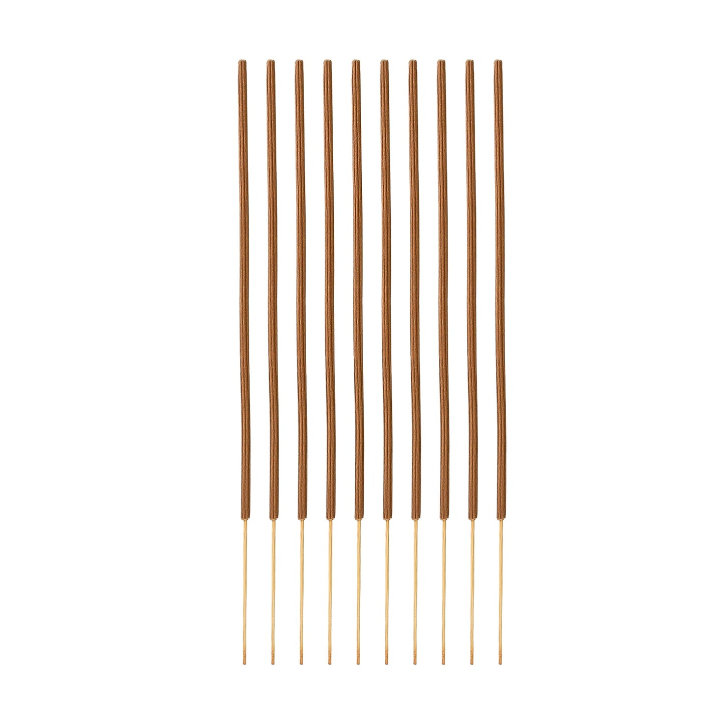 Unlit Styleva Agarbatti sticks arranged neatly, highlighting their 40cm length.
