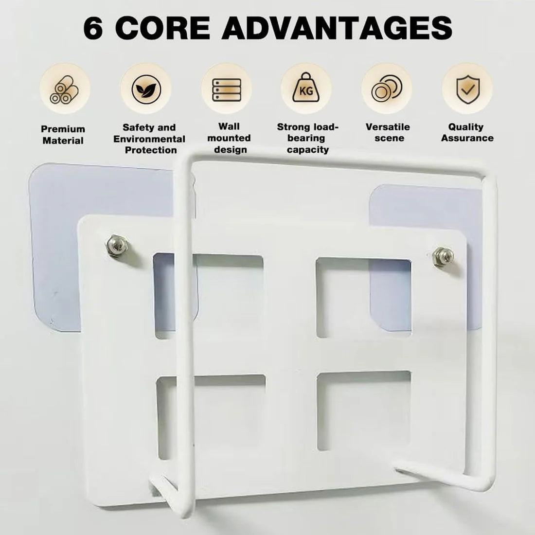 Happyclick WiFi Router Wall Mount Bracket – Space-Saving & Easy to Install