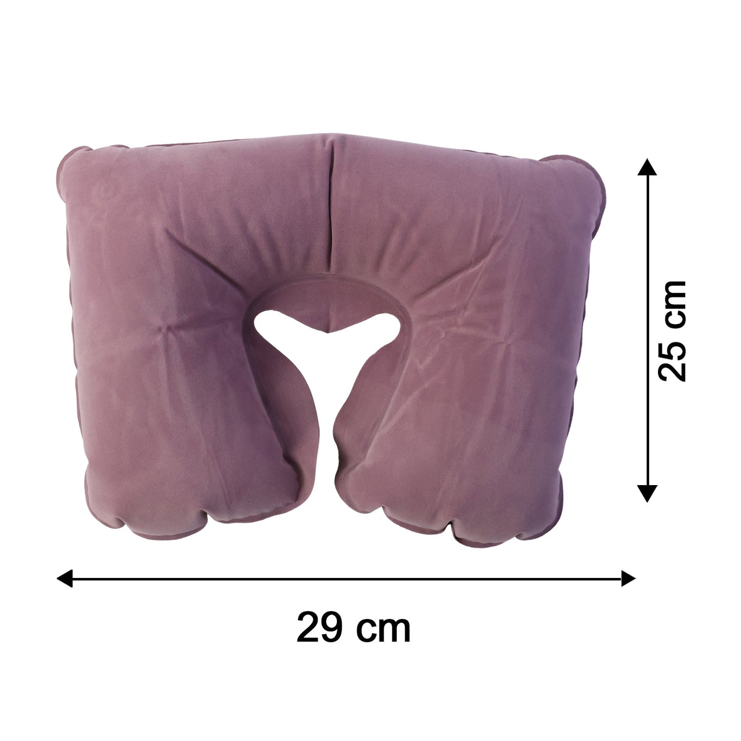 Size guide for travel neck pillow