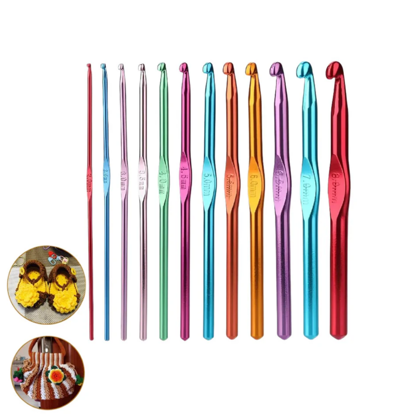 Another single, colorful crochet hook from the Arrive Kit collection.