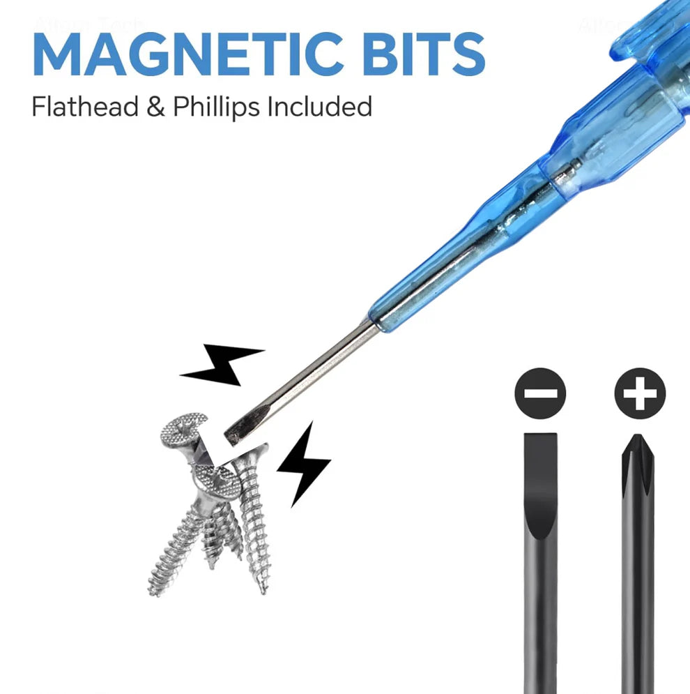 Happyclick Metal Linemen Tester Screwdriver - HappyClick