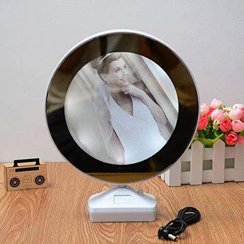 Happyclick Plastic 2 in 1 Mirror Come Photo Frame with Led Light - HappyClick