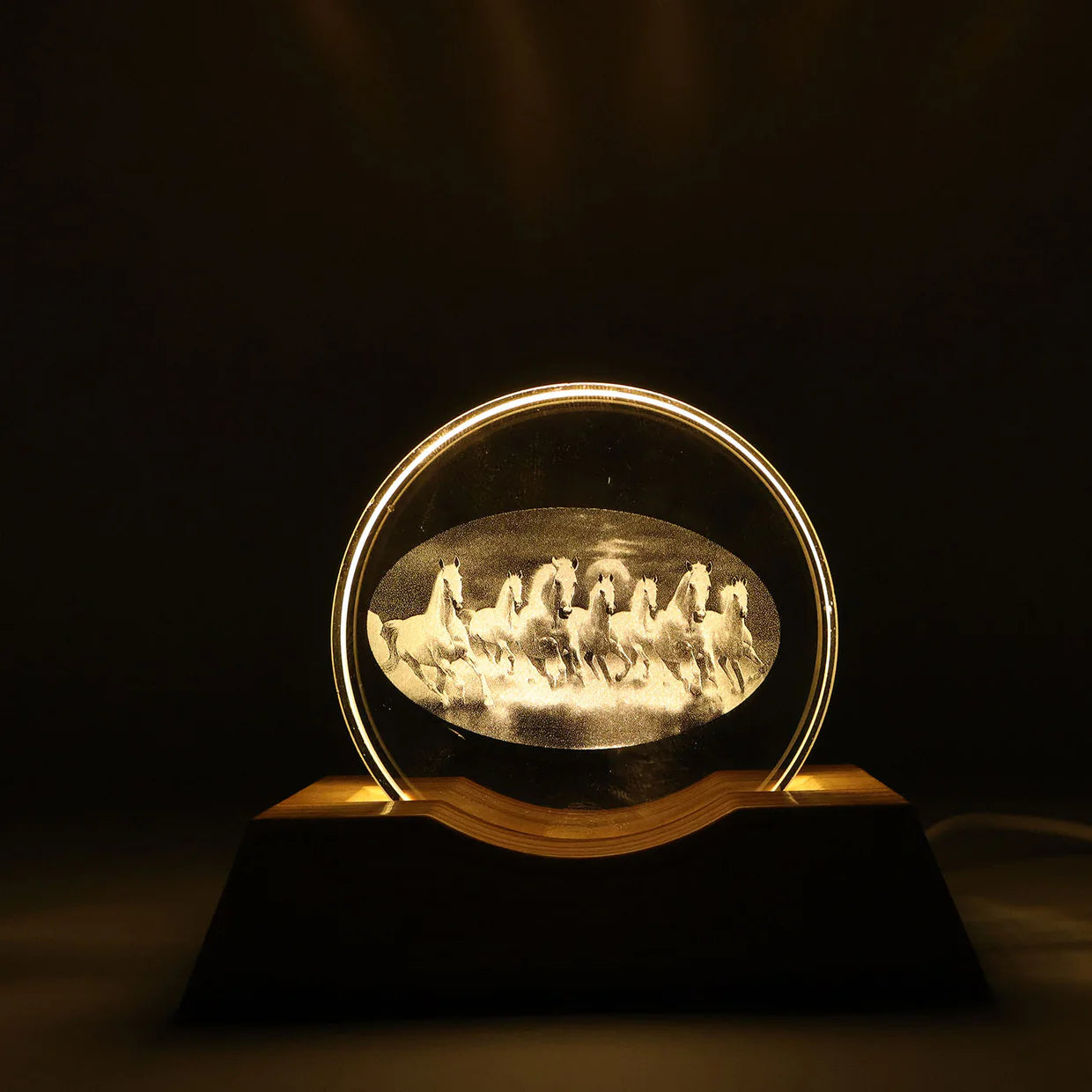 Happyclick 3D Crystal LED Table Lamp (1 Pc) - HappyClick