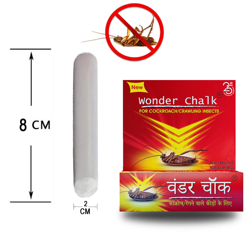 Happyclick Strong Cockroach Chalk Cockroach Killer Insecticide Repellent Insect Control - HappyClick