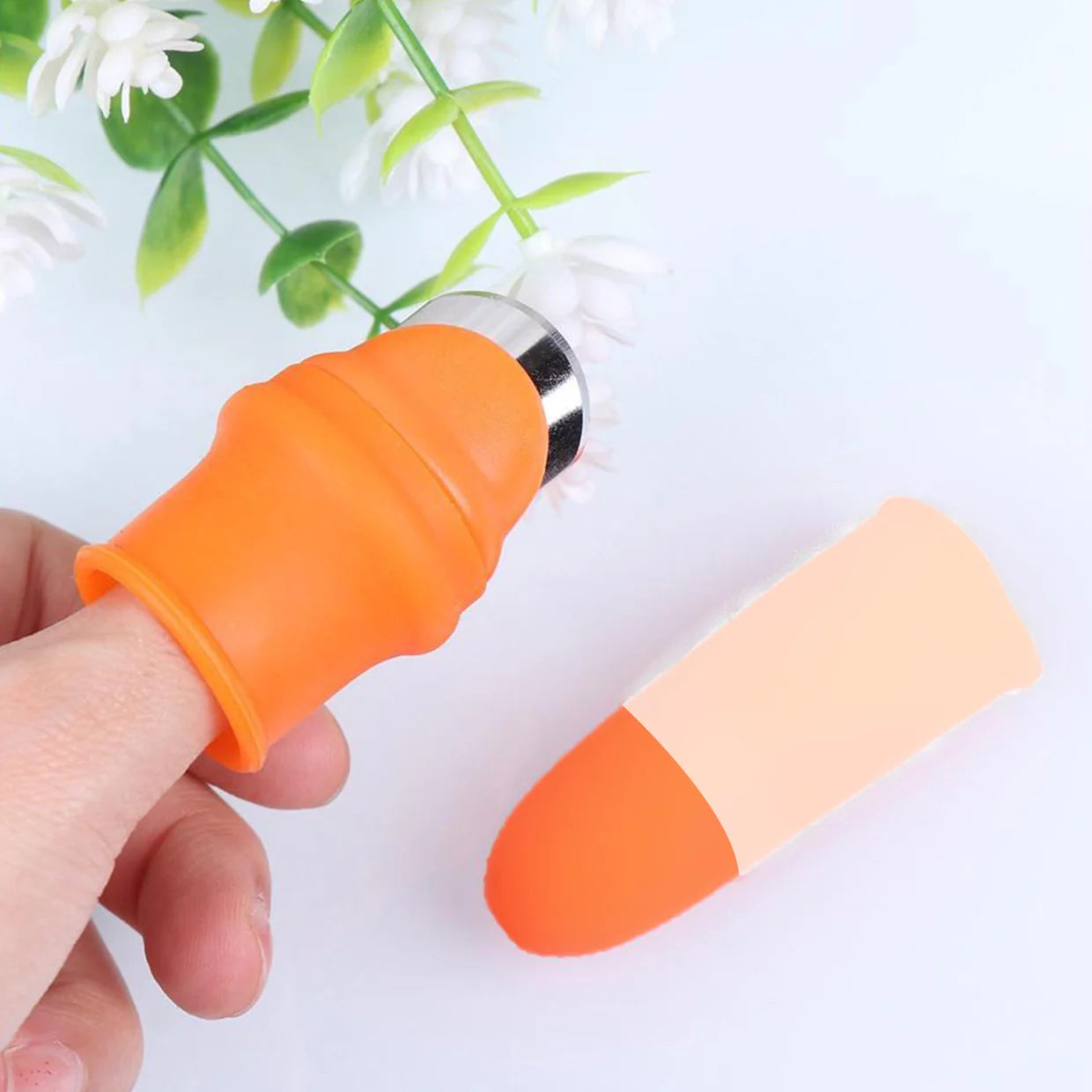 happyclick Vegetable Thumb Cutter and tool with effective sharp cutting blade system