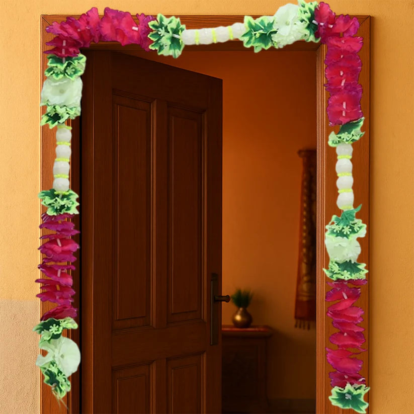 Happyclick Artificial Flower Garland Toran - (1 Pc) - HappyClick