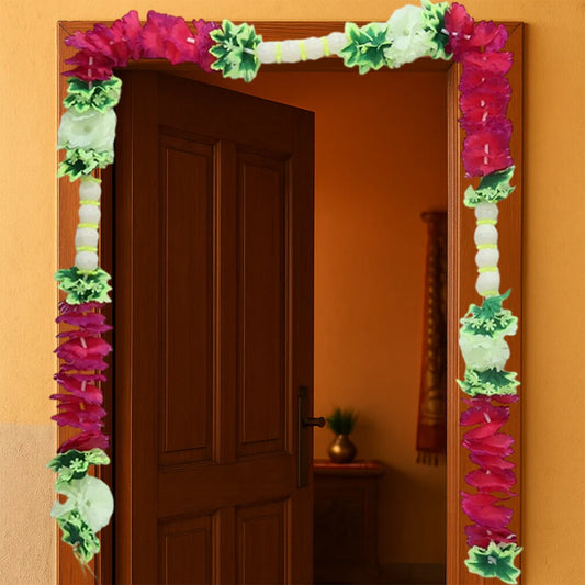 Happyclick Artificial Flower Garland Toran - (1 Pc) - HappyClick