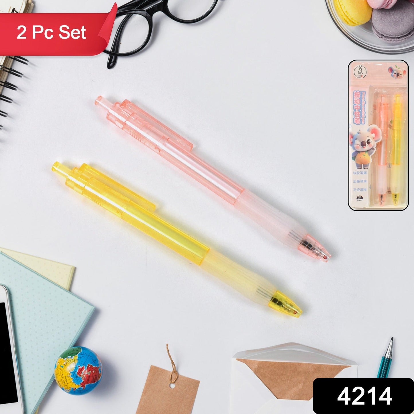 Hand holding a CustoPen smooth writing ball pen, showing comfortable grip.
