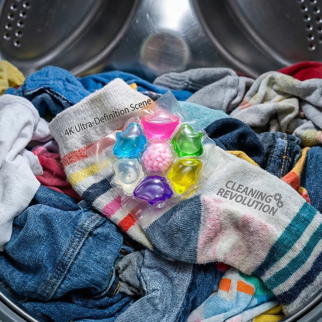 Happyclick Colorful Laundry Detergent Pods (25 Pc)
