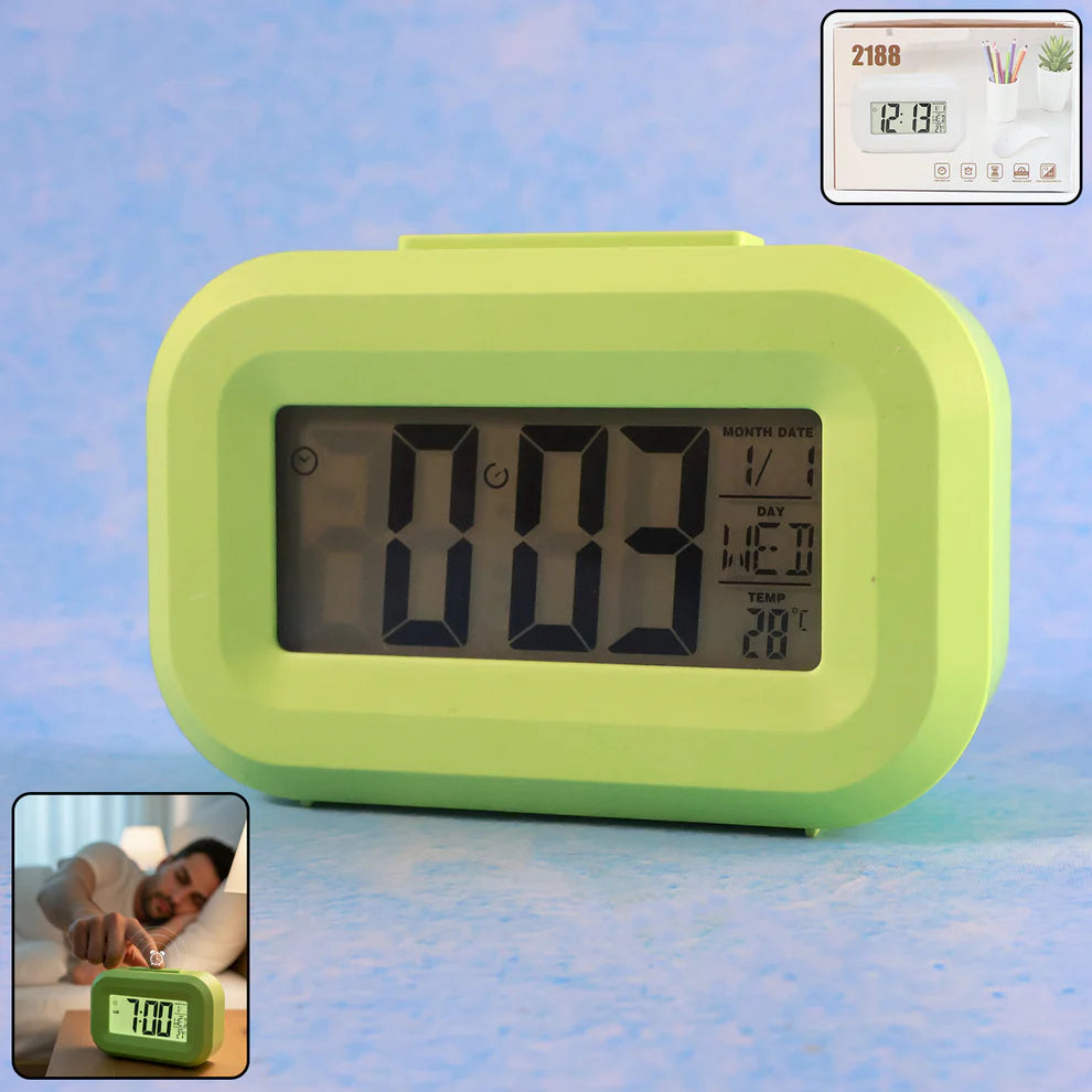 Happyclick Digital Alarm Clock with Clear Display (1 Pc) - HappyClick