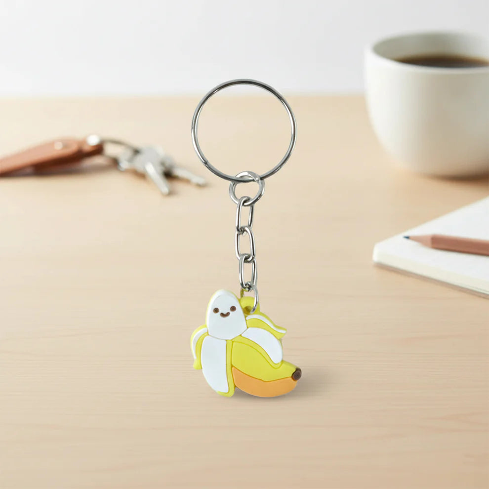Happyclick Cute Banana Shape Cartoon Keychain (1 Pc) - HappyClick