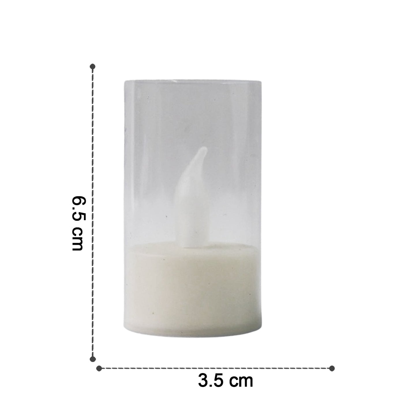 24 pack of safe battery-operated LED flameless decorative candles