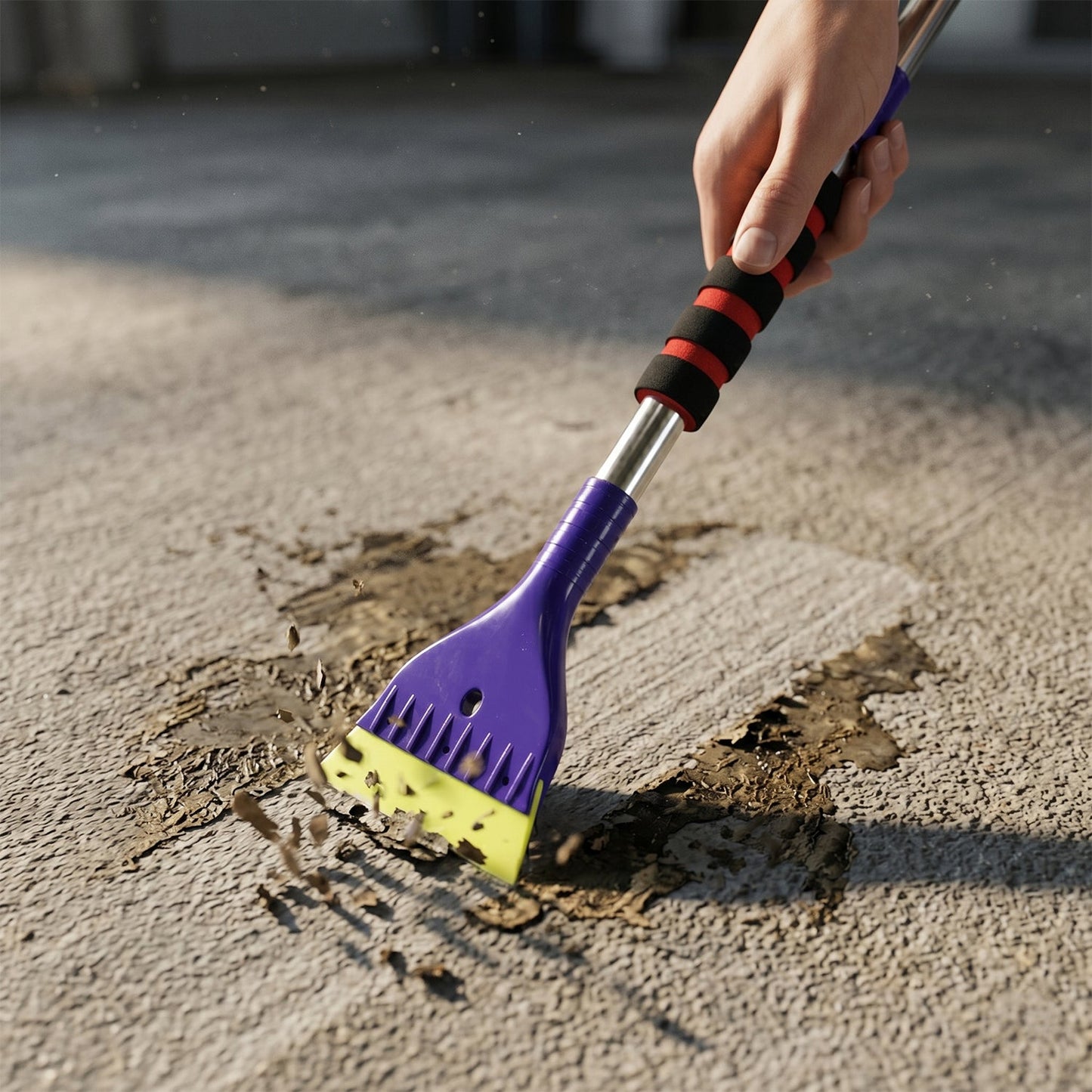 Long-handled cleaning brush suitable for hard-to-reach areas home improvement