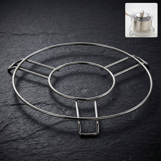 Happyclick Stainless Steel Round Table Ring Hot Pot Stand (1 Pc) - HappyClick