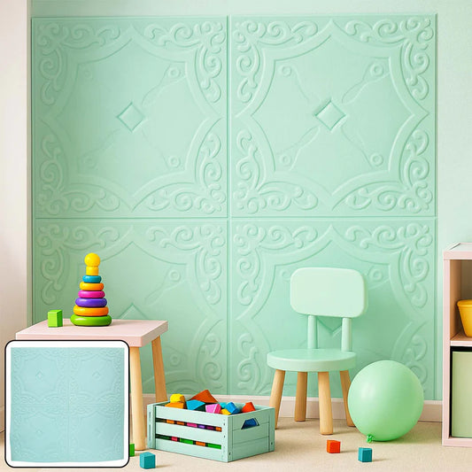 Happyclick Wallpaper 3D Foam Wallpaper Sticker Panels (70 x 70 Cm / 1 Pc) - HappyClick