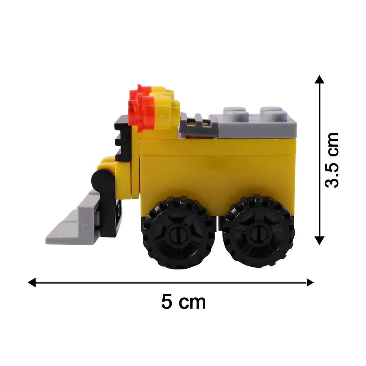 Happyclick Cute Bulldozer Pencil Sharpener Toy - Fun and Interactive Desk Toy