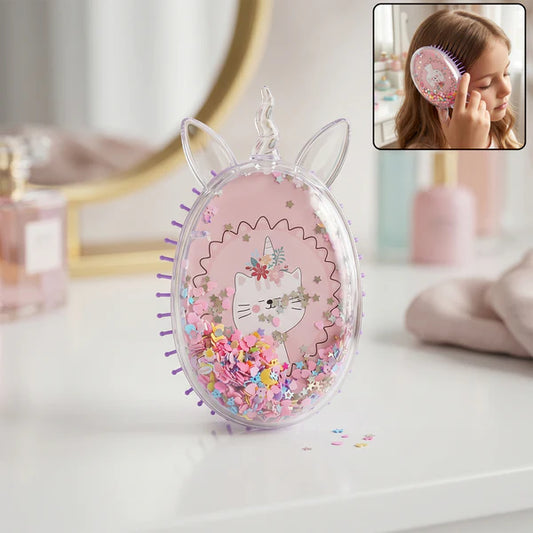 Happyclick Cute Unicorn Hair Comb – Fun, Detangling & Stylish for Kids