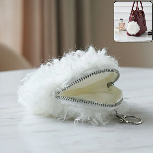 Happyclick Soft Fluffy Mini Coin Purse (1 Pc) - HappyClick