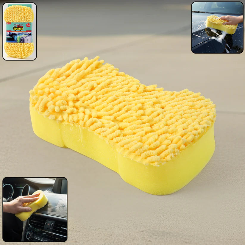 Happyclick Chenille Microfiber Car Washing Sponge (1 Pc) - HappyClick