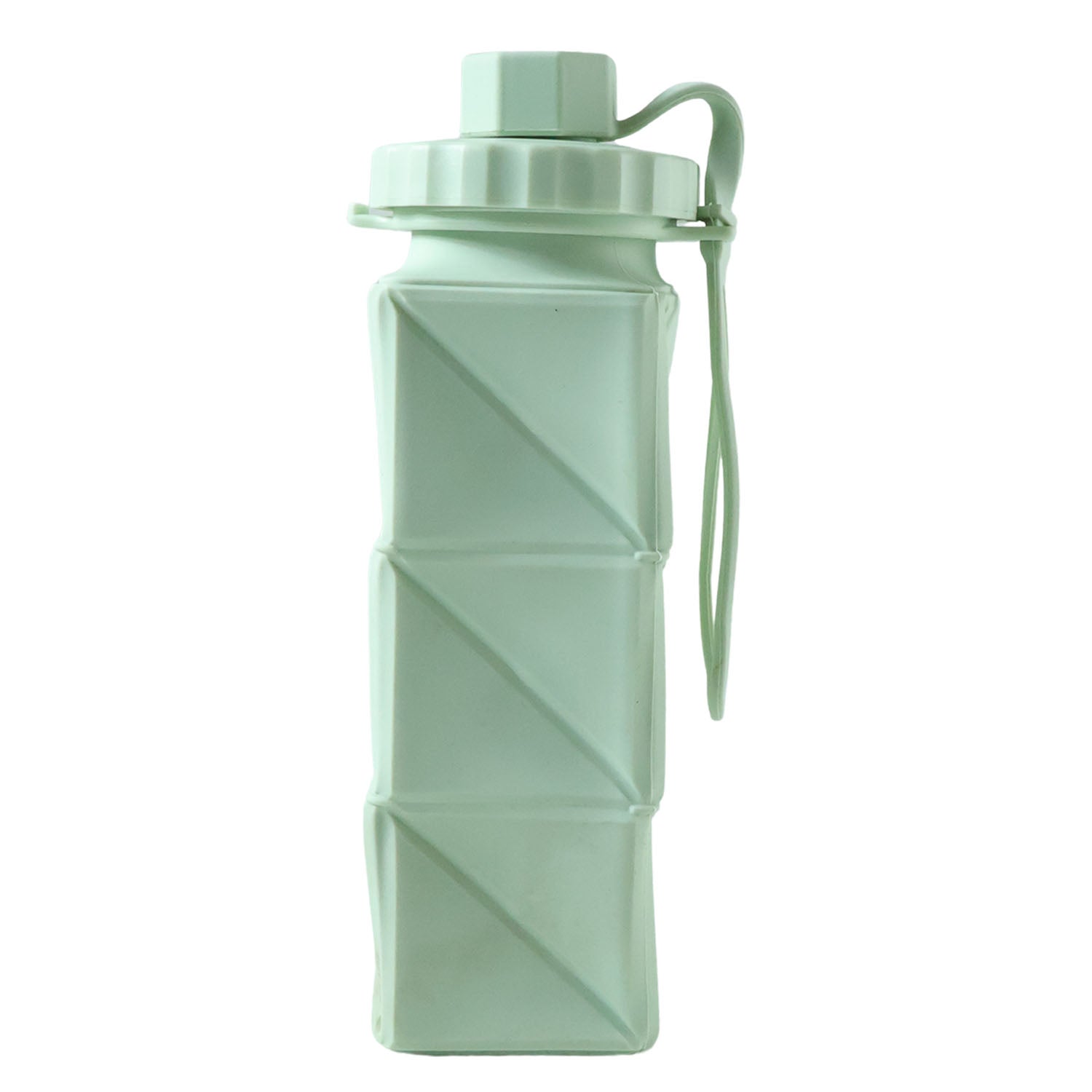 Portable travel water bottle with secure screw cap