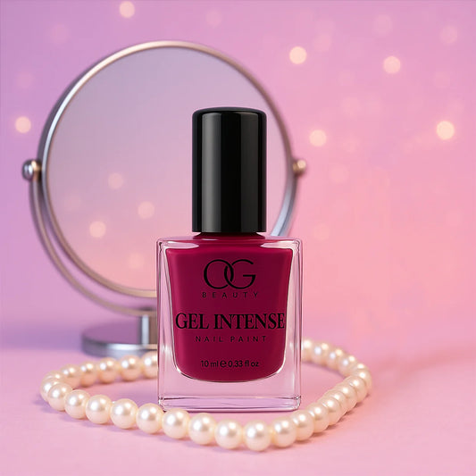 Happyclick OG Beauty Burgundy Plum Gel Intense Nail Polish (1 Pc / 10 ML) - HappyClick