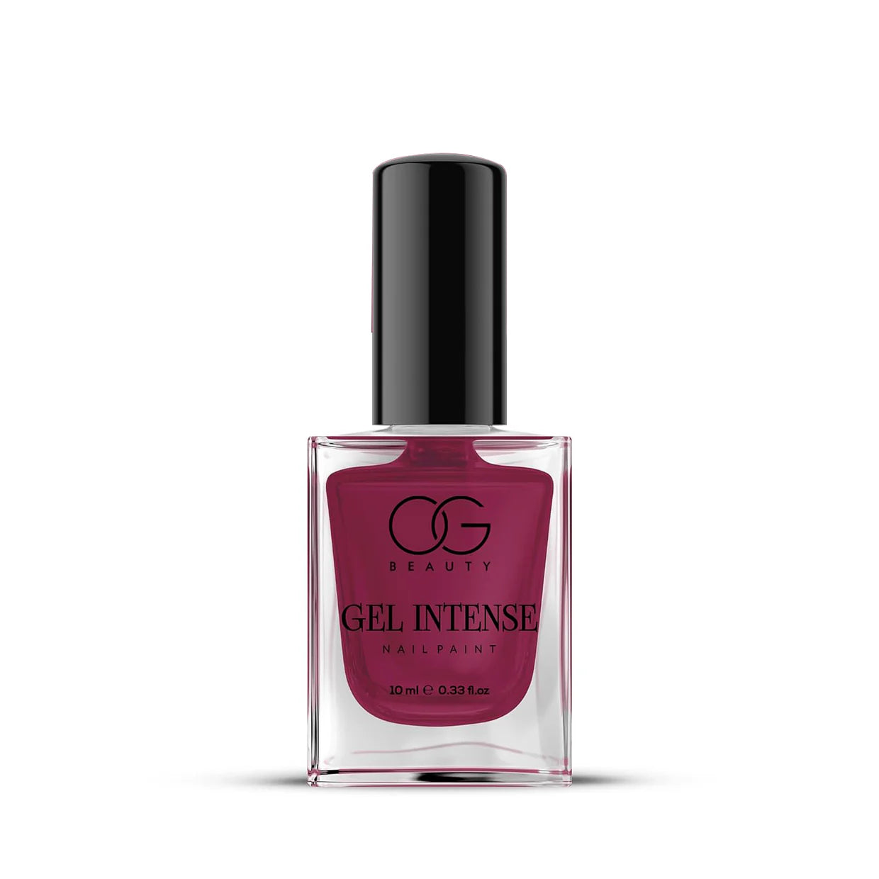 Happyclick OG Beauty Burgundy Plum Gel Intense Nail Polish (1 Pc / 10 ML) - HappyClick