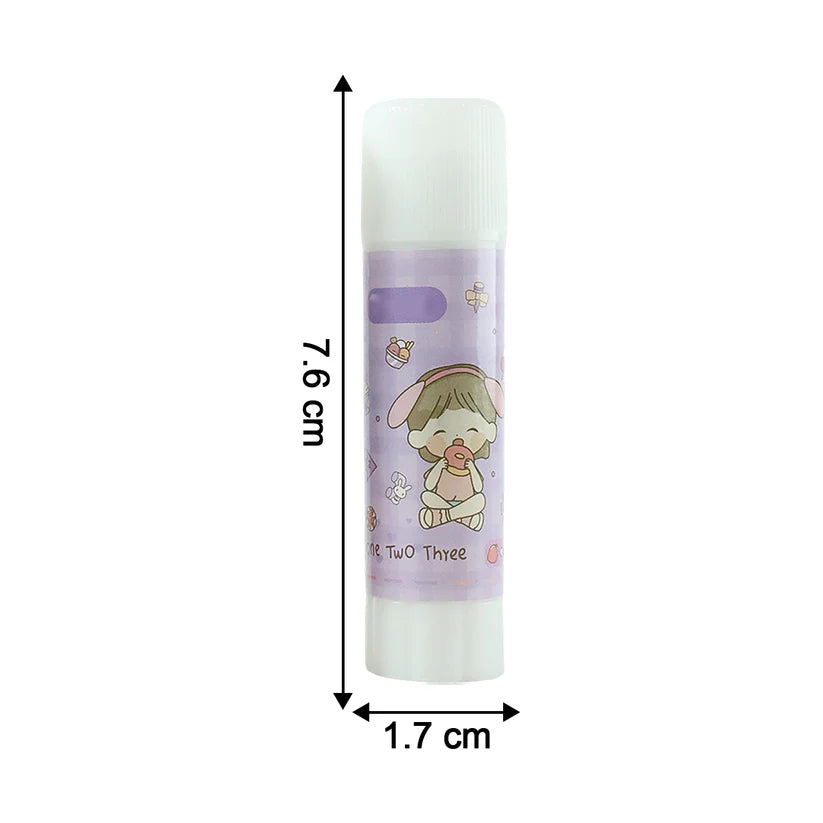 Cartoon-Themed Solid Glue Stick Pack of 5 - HappyClick