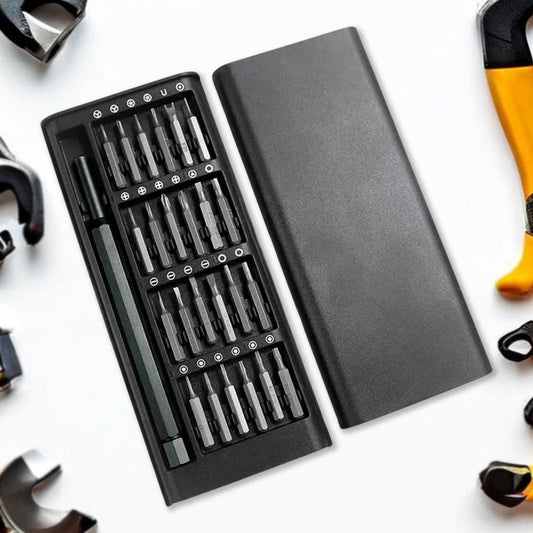 Precision screwdriver set

24-in-1 screwdriver kit

Magnetic screwdriver tools

Aluminium screwdriver set

Mobile repair tool kit

Watch and electronics screwdriver

Mini screwdriver set for gadgets

DIY repair tool kit

Screwdriver set with magnetic tips

Laptop and phone repair too