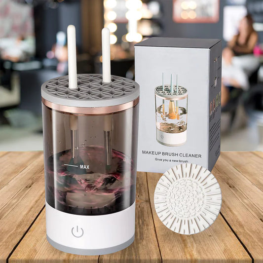 Automatic makeup brush cleaner
Electric makeup brush cleaner and dryer
Fast makeup brush cleaning machine
Makeup brush cleaner for professionals
Automatic brush cleaning tool
Electric makeup brush washer
Portable makeup brush cleaner
Quick makeup brush cleaning device
USB-powered makeup brush cleaner
Makeup brush cleaner and spinner
